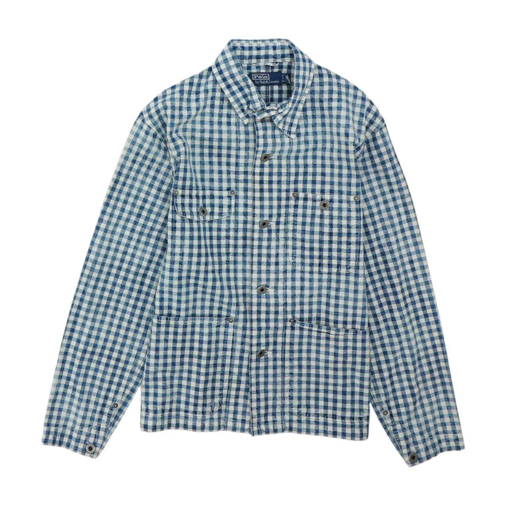 Blue Check Flannel Button Down