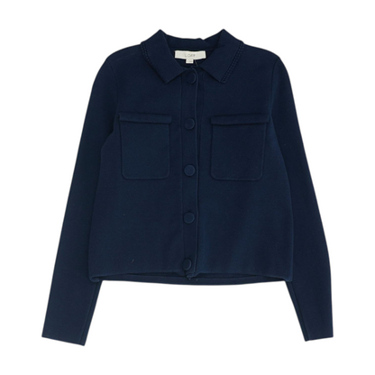 Navy Cardigan Sweater