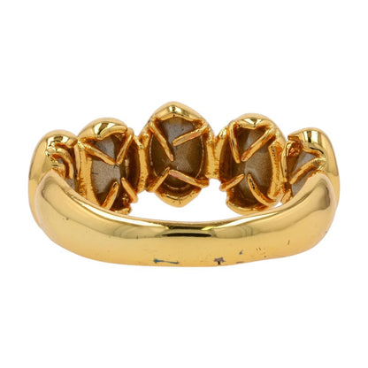 14K Gold Plated Brass Crystal Band