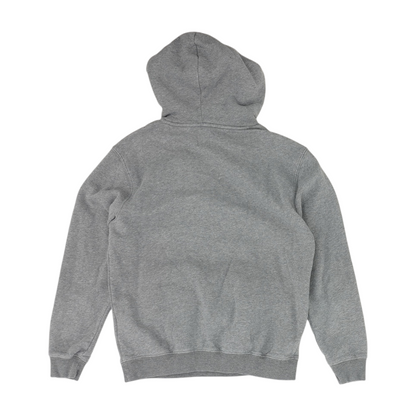 Gray Solid Hoodie Pullover