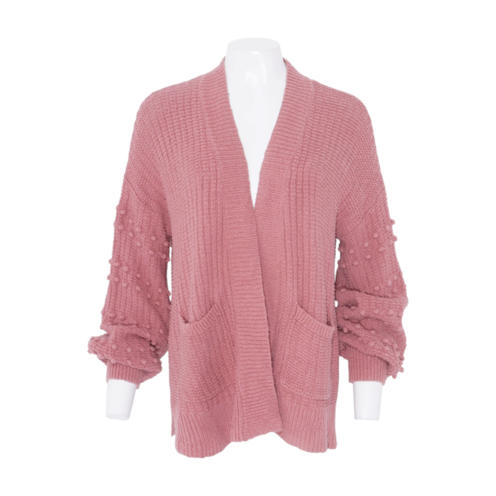 Pink Cardigan Sweater