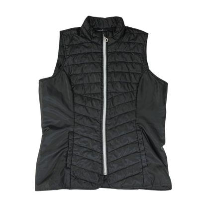 Black Solid Active Vest