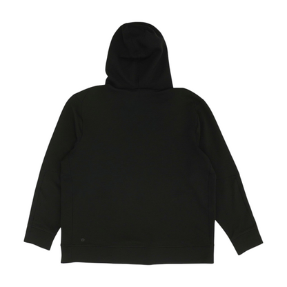 Black Solid Hoodie Pullover