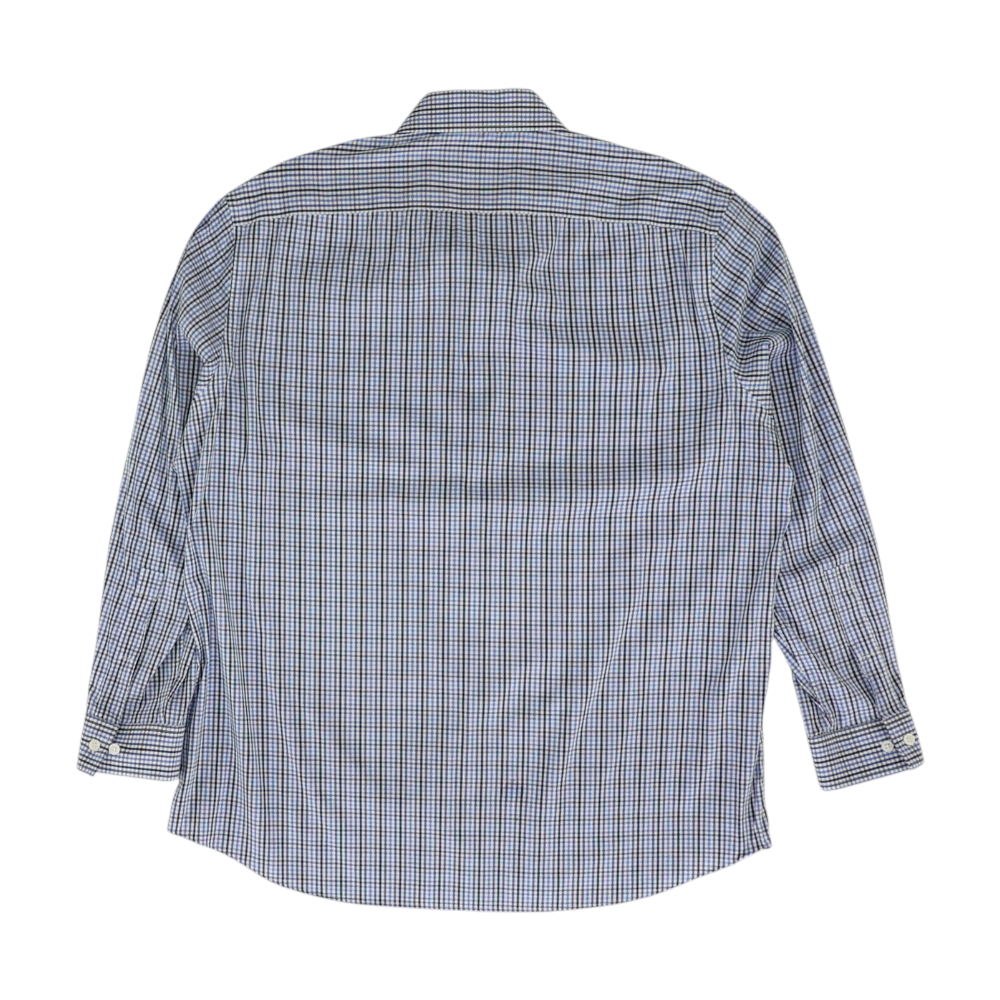Blue Check Long Sleeve Button Down