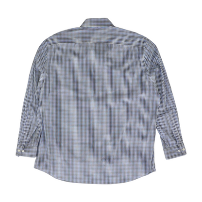 Blue Check Long Sleeve Button Down