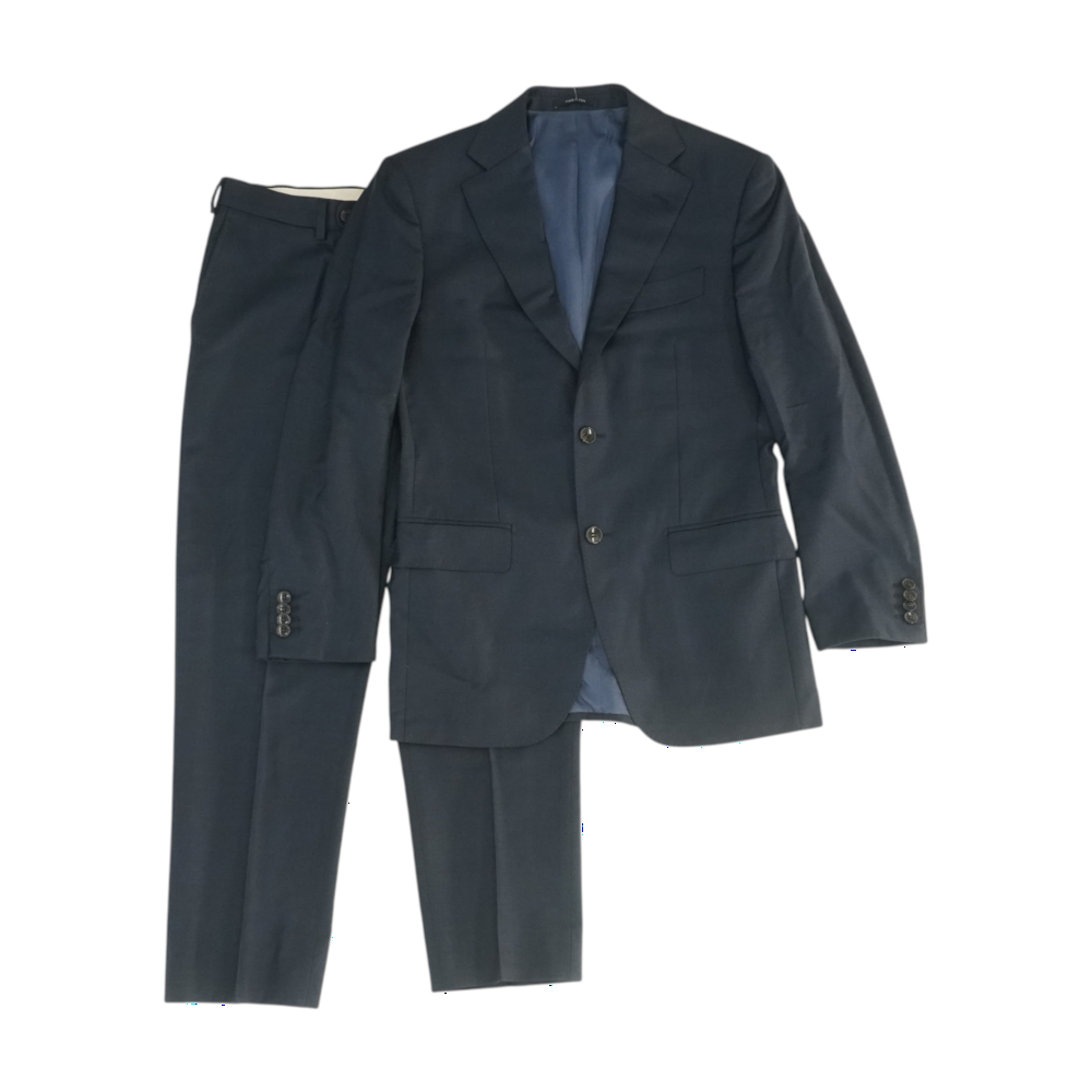 Navy Solid Suit