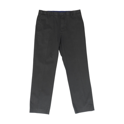 Charcoal Print Slim Pants
