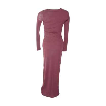 Maroon Maxi Dress