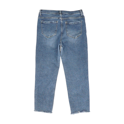 Blue Tapered Jeans