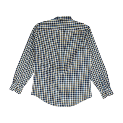 Blue Check Long Sleeve Button Down