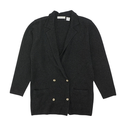 Vintage Charcoal Cardigan Sweater