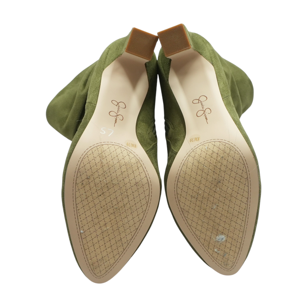 Green Ankle Boots