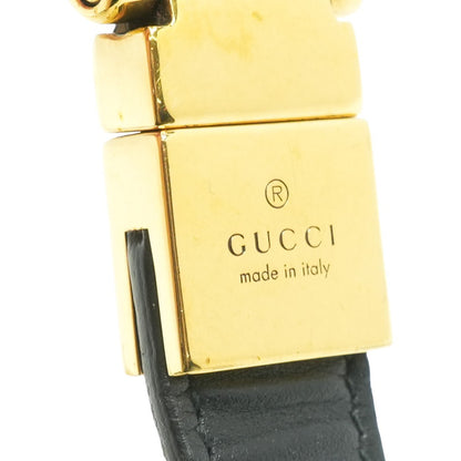 GG Marmont Reversible Thin Belt in White and Black Leather