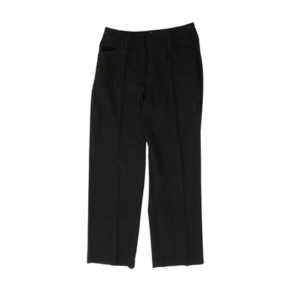 Black Striped Pants