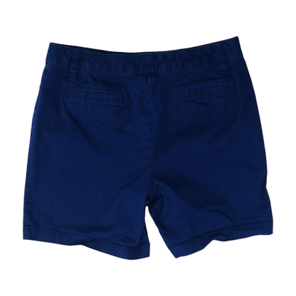 Navy Solid Chino Shorts