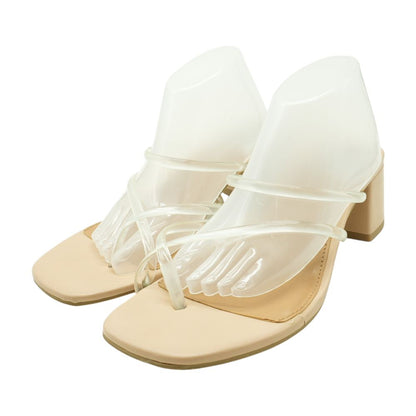 Nude Heeled Sandals
