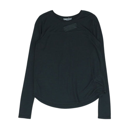 Black Crewneck Knit Top