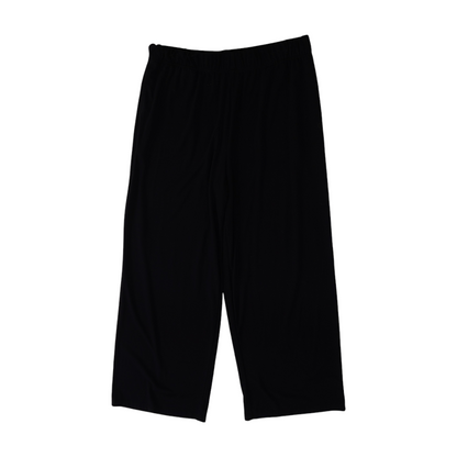 Black Solid Pajama Bottom