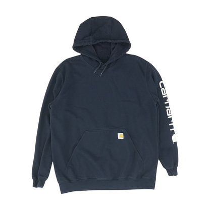 Navy Solid Hoodie Pullover