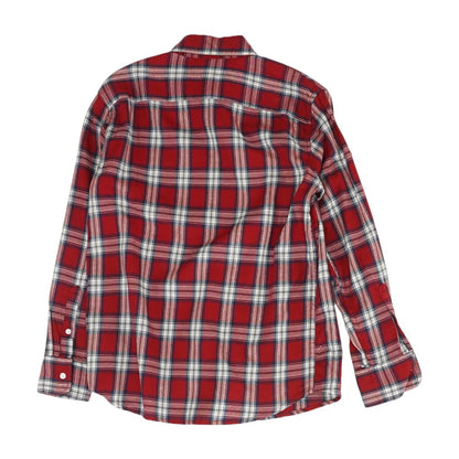 Red Plaid Flannel Button Down