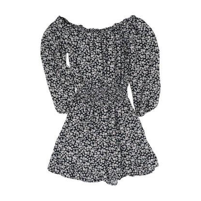 Black Floral Romper