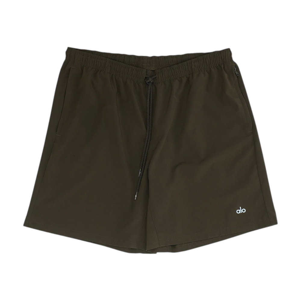 Alo Yoga Brown Active Shorts – Image 1