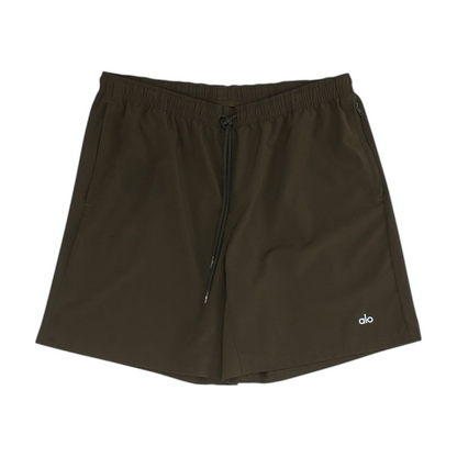 Alo Yoga Brown Active Shorts – Image 1