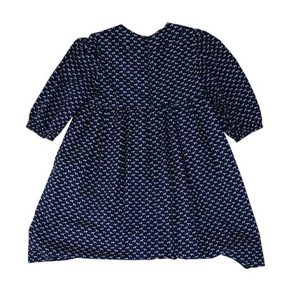 Navy Graphic Dress