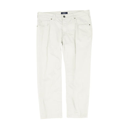 Tan Solid Five Pocket Pants