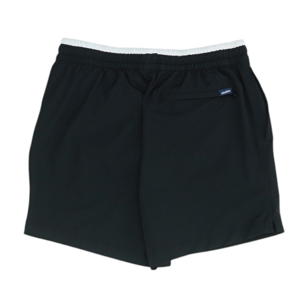 Black Color Block Swim Bottom