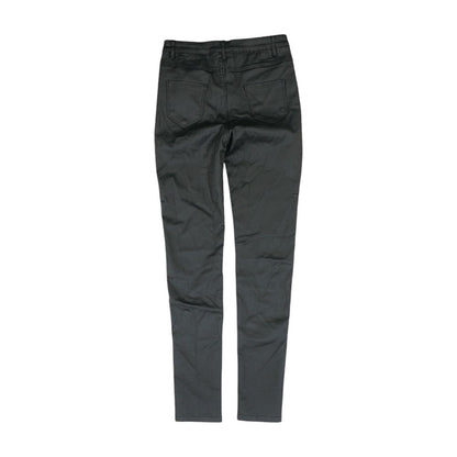 Black Solid Pants