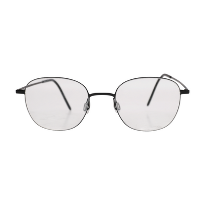 Black Deyn Round Prescription Eyewear