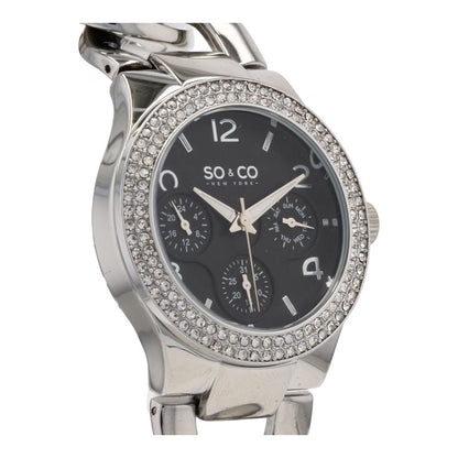 Women's Chelsea Stainless Steel Crystal Bezel Watch