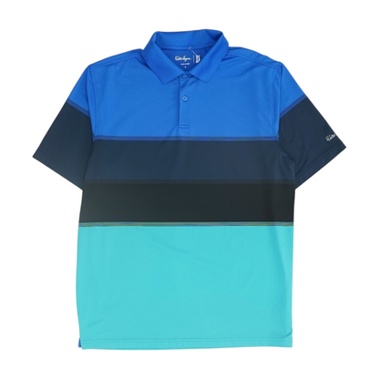 Multi Color Block Short Sleeve Polo