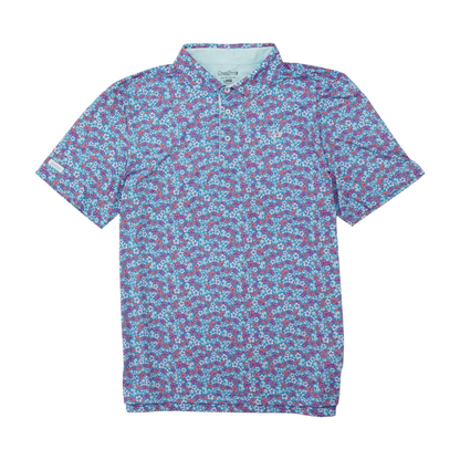 Multi Floral Short Sleeve Polo