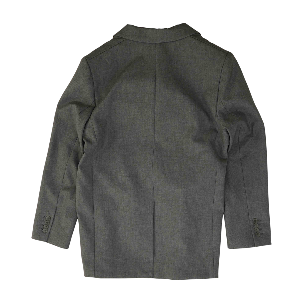 Gray Solid Blazer