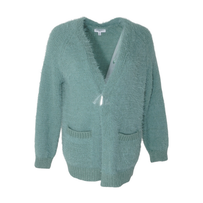 Green Cardigan Sweater