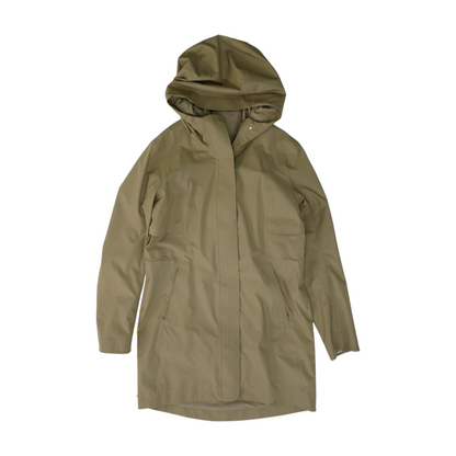 Khaki Solid Rain Jacket