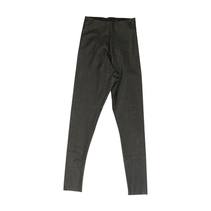 Black Solid Pants
