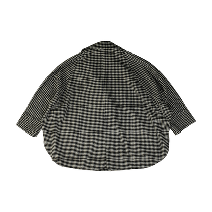 Black Check Coat