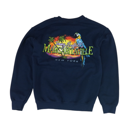Navy Solid Sweatshirt Pullover