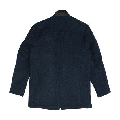 Navy Striped Coat