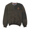 Gray Solid Sweatshirt Pullover