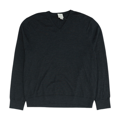 Charcoal Solid Pullover Sweater