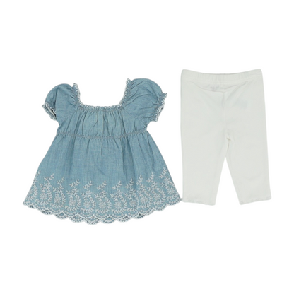 Blue Short Sleeve Set