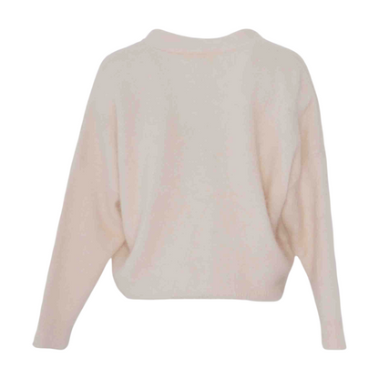 Cream Cardigan Sweater