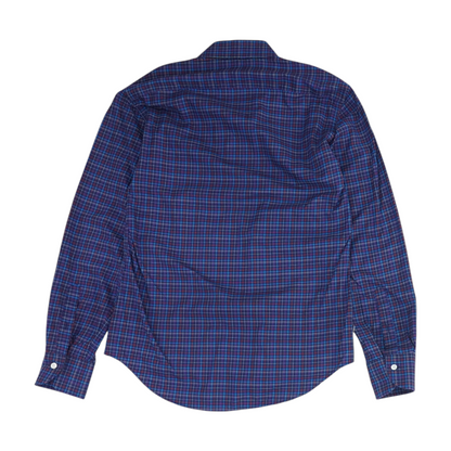 Purple Plaid Long Sleeve Button Down