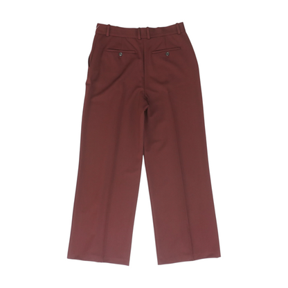 Maroon Wide Leg Pants