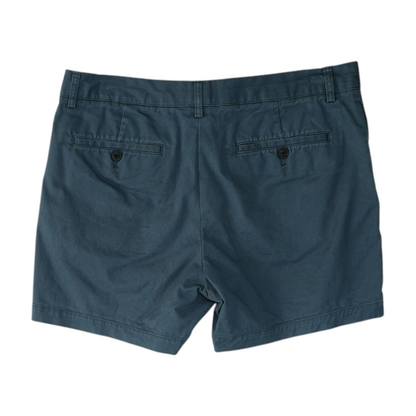 Gray Solid Chino Shorts