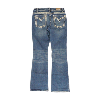 Blue Bootcut Jeans